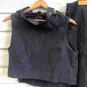 Sun Kim sleeveless blouse with structured collar